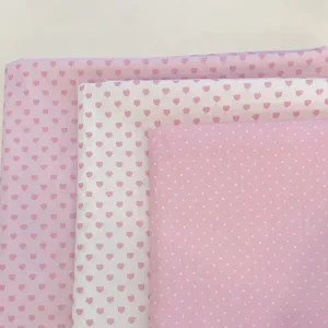 Korean pink heart dot tablecloth minimalist INS style girlish DIY bedroom desk cloth fabric