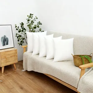 Cuscino interno bianco quadrato imbottitura morbida cotone PP per divano salotto