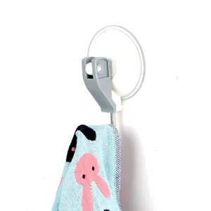 Japanischer minimalistischer Vakuum-Saugnapfhaken für Küche und Bad Wandaufbewahrung