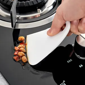 Raschietto da Cucina in Silicone Stile Giapponese Strumento Flessibile per la Pulizia delle Macchie di Olio per Fornelli Pentole Piatti Spatola da Forno