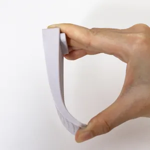 Flexible silicone door stopper wedge demonstrating high elasticity and durability