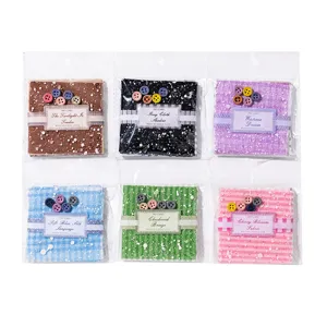 Momo vintage tessuto tema decorativo materiale carta set per fai da te scrapbooking.