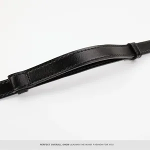 Genuine leather belt for women, stylish slim waist strap for dresses and daily wear accessories.