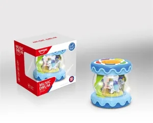 Kids musical drum toy early education baby interactive musical instrument carousel design