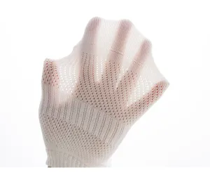 Sommer dünne weiße Herren Netz Baumwollsocken, atmungsaktive elastische unsichtbare Socken.