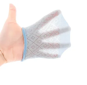 Women breathable mesh boat socks thin summer invisible low cut socks stretchy hosiery