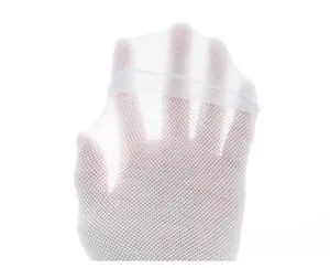 Detailed close-up of white breathable mesh women socks, showing high elasticity fabric texture.