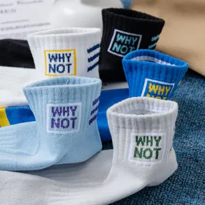 Men short sports socks breathable cotton ankle socks casual athletic daily fashion socks