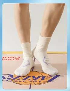 Herren Wadenlange Basketball Kompressionsstrümpfe, atmungsaktive Sportsocken Laufsocken.