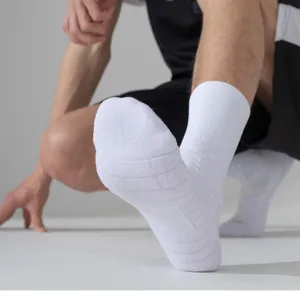 Herren Sport Socken atmungsaktiv weiss Basketball Laufen Sneaker Socken bequeme Passform Detail