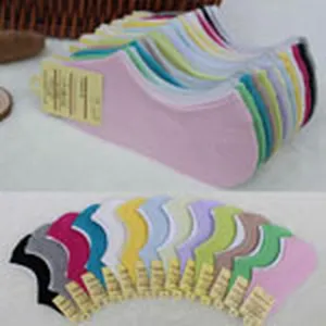 Calzini invisibili a taglio basso colorati cotone traspirante studente set multicolore