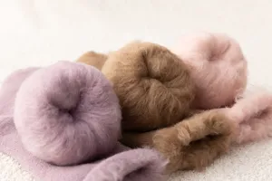 Thick plush winter women socks fluffy cozy thermal detail shot soft fuzzy knit material for home