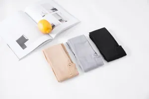 Primavera otoño medias cintura alta micro presión leggings básicos tres colores set