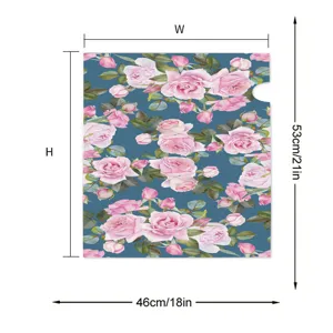 Wasserdichte Outdoor Briefkasten Abdeckung mit Vintage rosa Rosen Blumenmuster Mailbox.