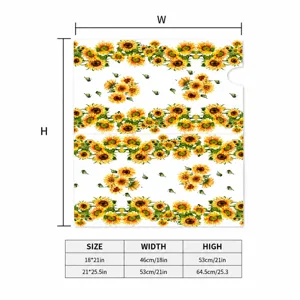 Frühling Sonnenblume magnetische Briefkastenabdeckung wasserdichte Gartendekoration Größentabelle