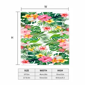 Tropische Blumen Briefkasten Abdeckung wasserdichte dekorative Briefkastenverkleidung