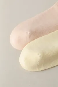 Damen Baumwoll Mesh Kurzsocken Sommer dünn einfarbig atmungsaktiv Zehen Detail Ansicht