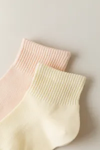 Damen Mesh Baumwolle Kurzsocken Detailansicht, atmungsaktive Sommersocken neu