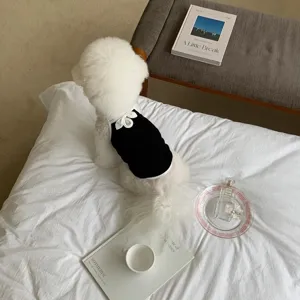 Süße Sommer Haustier Weste für kleine Hunde wie Bichon und Teddy, atmungsaktive Schleife schick.