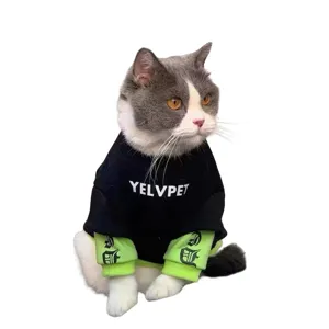 Fleece pet hoodie for small dogs and cats, autumn winter warm pullover pet clothing apparel.