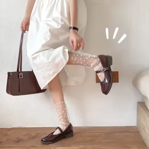 Donne calzini rete cuore trasparenti estate sottilissimi traspiranti stile giapponese
