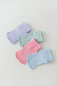 Women open toe yoga socks non slip pilates fitness sports grip socks pastel colors set