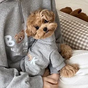 Maglione in pile per cani di piccolissima taglia come teddy e bichon, vestiti caldi cuccioli.