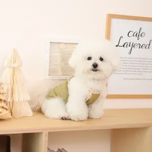 Breathable lace strap pet vest for small dogs and cats spring and summer cute dog clothes