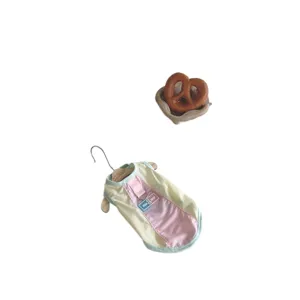 Summer breathable mesh pet dog vest with harness ring, cute small dog clothes cooling.