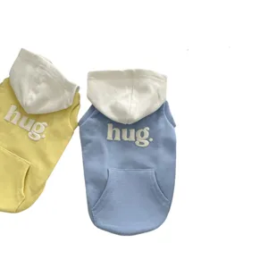 Felpa con cappuccio per cani e gatti, abbigliamento morbido autunnale primaverile