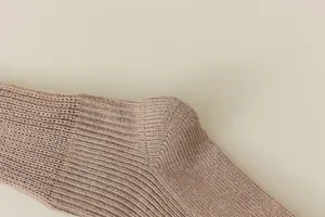 Metallic knit knee high socks sparkling balletcore tube stockings for women daily wear.