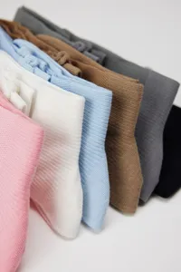 Ribbed calf socks for women, thin breathable long tube socks in multiple colors for spring summer.