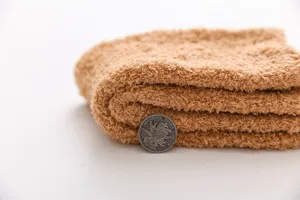 Dikkere koraalvleece wintersokken voor heren, warme badstof vloersokken om te slapen.