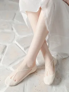 Ultra-thin summer low cut invisible boat socks for women with anti-slip silicone heel.