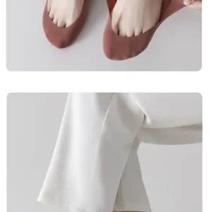 Women summer low cut invisible boat socks breathable thin cotton foot liner socks detail view