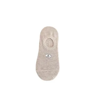 Spring summer cute dog embroidery low cut women socks breathable cotton invisible socks