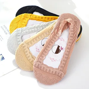 Women lace shallow boat socks invisible short socks breathable summer thin socks multi-color