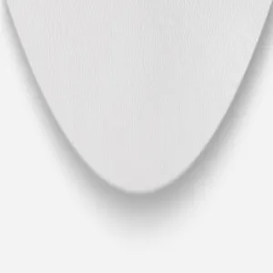Detailed close-up view of premium men's white invisible sock fabric, soft texture and design.