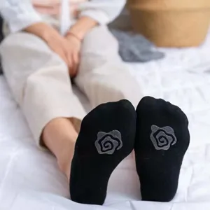 Women Ice Silk Invisible Boat Socks Cotton Bottom Anti Slip Low Cut Short Socks Casual Footwear