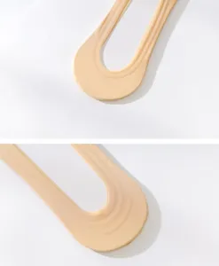 Close-up detail of women shallow-cut invisible boat socks showing fine texture and edges.