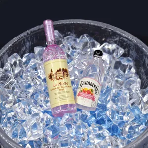 Klare Acryl-Eiswürfel für Fotografie-Requisiten, Aquariendekoration und DIY-Schmuckherstellung