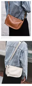 Borsa a tracolla da donna in vera pelle borsa casual versatile per viaggio uso