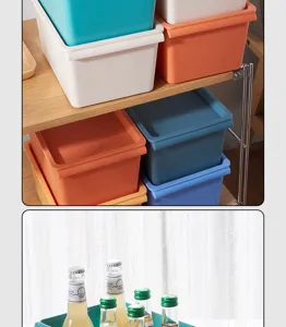 Scatola di conservazione in plastica articoli per la casa giocattoli contenitore scatola