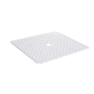 Weißer Kunststoff Kühlschrank Abtropfmatte Küchenregal Einsatz Gittermatte für Lebensmittel.