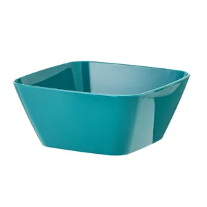 Ciotola per insalata quadrata in plastica portafrutta moderno contenitore snack casa