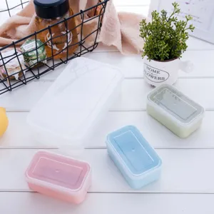Plastik Frischhaltedose Set, tragbare Bento Lunchbox für Küchen Kühlschrank Organisation.