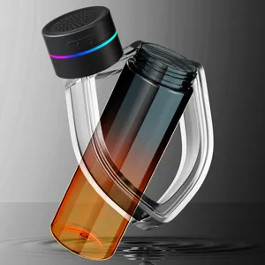 Fitness outdoor smart Bluetooth water bottle large capacity portable music sports cup