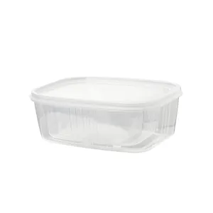 Ensemble de boites de conservation en plastique transparent avec couvercle cuisine