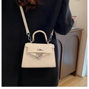 Bolso de mano Kelly elegante y de moda para mujer, bolso cruzado de hombro para uso diario.