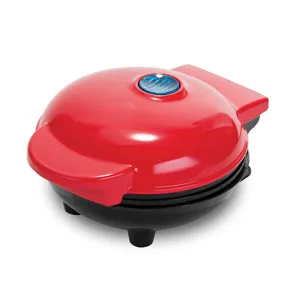 Mini cialda rossa stampo a cuore macchina per panini tostiera compatta elettrodomestico